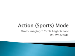 Action (Sports) - Photo Imaging Class