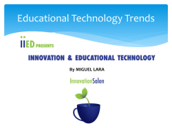 Educational Technology Trends