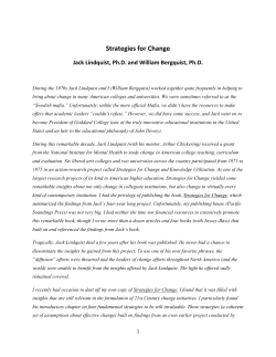 Strategies for Change - Library of Professional Coaching