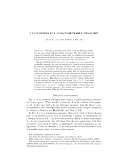 randomness for non-computable measures