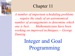 integer program
