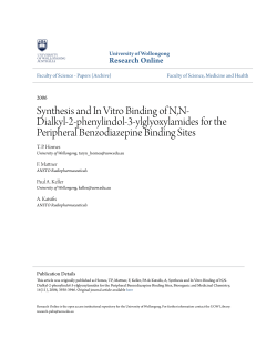 Synthesis and In Vitro Binding of N,N-Dialkyl-2