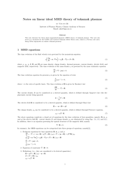 Notes on linear ideal MHD theory of tokamak plasmas