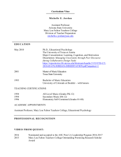 EDUCATION - ASU People Search