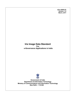 Iris Image Data Standard Ver1.0 - e