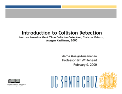 Introduction to Collision Detection