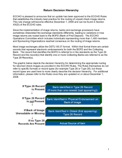 Return Hierarchy - Rule Change