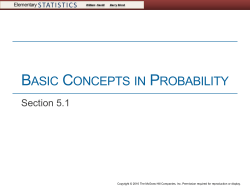 Section 5.1 - Navidi/Monk