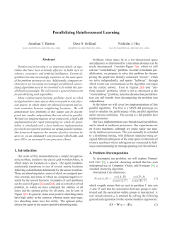 Parallelizing Reinforcement Learning