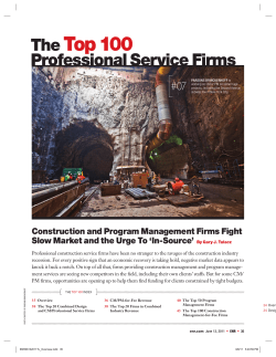 The Top 100 Professional Service Firms