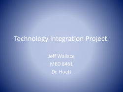 Technology Integration Project.