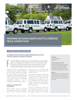 PROPANE AUTOGAS KEEPS SHUTTLE SERVICE PRICE
