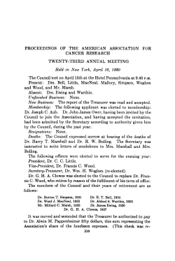 PROCEEDINGS OF THE AMERICAN