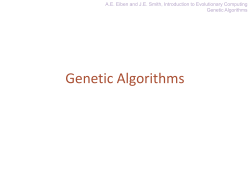 Genetic Algorithms
