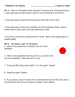 Chapter 6 Quiz - Cabarrus County Schools