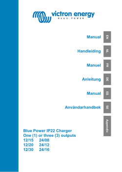 Manual Handleiding Manuel Anleitung Manual