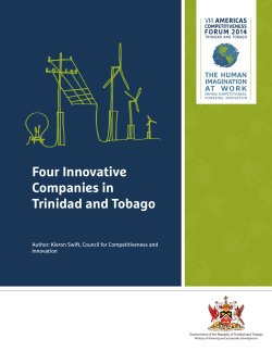 Four Innovative Companies in Trinidad and Tobago