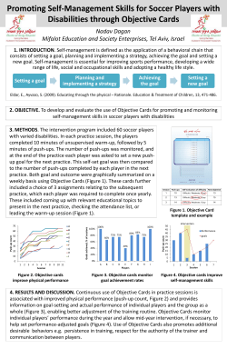 Promoting Self-Management Skills for Soccer Players with