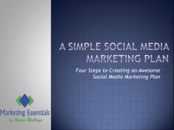 Simple Marketing Plan