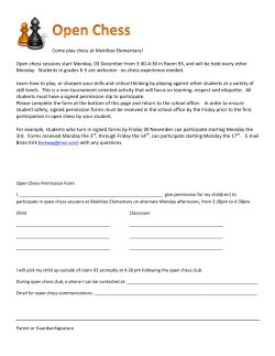 Come play chess at Mukilteo Elementary!