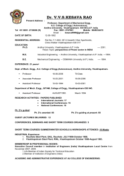 Dr - Andhra University