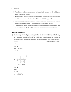 Numerical Example