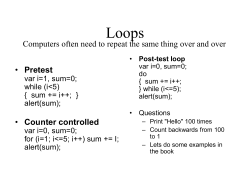 cs210 - loops and animation