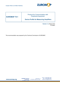Device Profile for Measuring Amplifiers