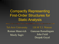 Compactly Representing First-Order Structures for Static Analysis