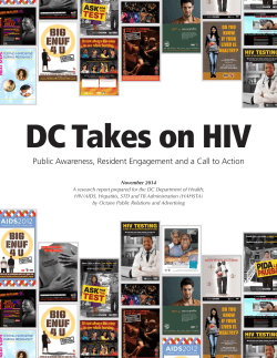 Public Awareness, Resident Engagement and a