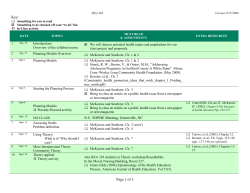 by the Four Seasons Mall - School of Health and Human Sciences