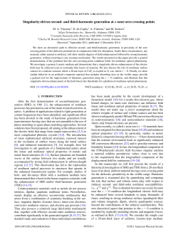 and third-harmonic generation at ϵ-near