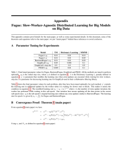 Appendix Fugue: Slow-Worker-Agnostic Distributed
