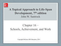 Chapter 16 Santrock