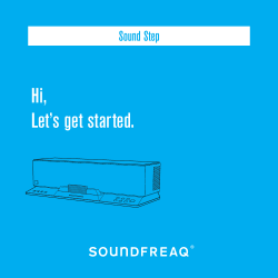 Sound Step Lightning - Soundfreaq User Guides