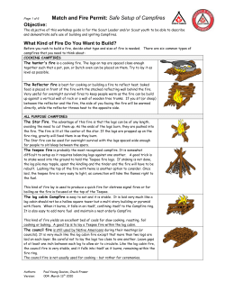 Match and Fire Permit: Safe Setup of Campfires