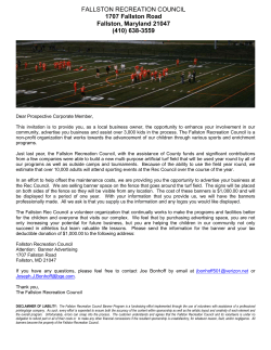 Dear Prospective Corporate Member, This invitation is to provide