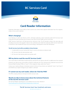 Card Reader Info for Health Care Providers