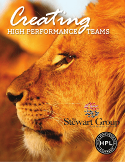 High Performance Teams