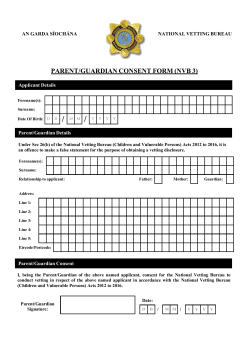 NVB 3 Parent Guardian Consent Form