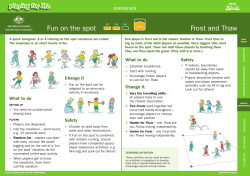 Fun on the spot - Sporting Schools