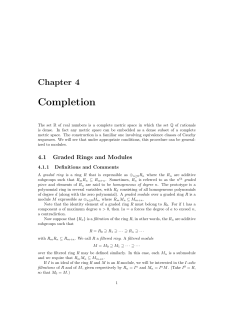 Completion - U.I.U.C. Math