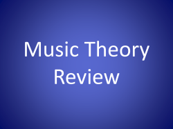 Music Theory Review