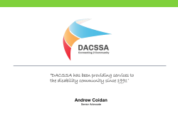 Introduction / History of DACSSA