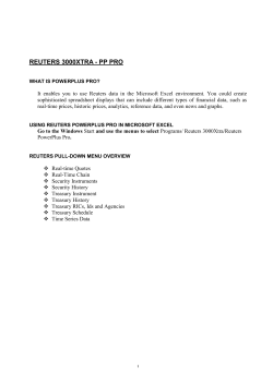 REUTERS 3000XTRA PP PRO