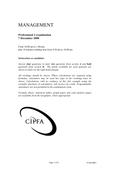 question 1 - Free Exam Papers