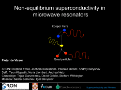 Non-equilibrium superconductivity in microwave resonators