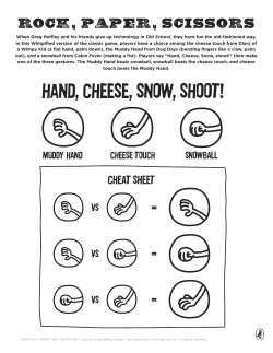 Hand, Cheese, Snow, Shoot!