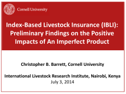 IBLI - Christopher B. Barrett