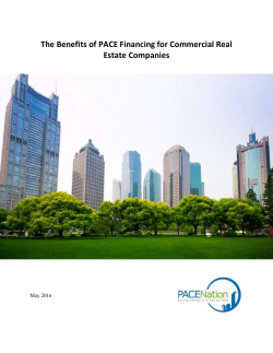 The Benefits of PACE Financing for Commercial Real
